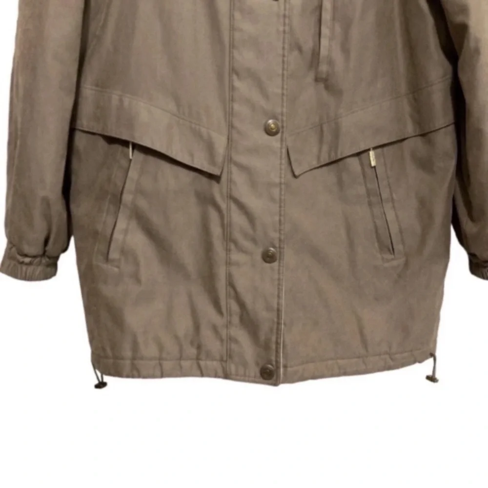 Braetan Winter Coat With Detachable Hood Womens Size Medium Brown